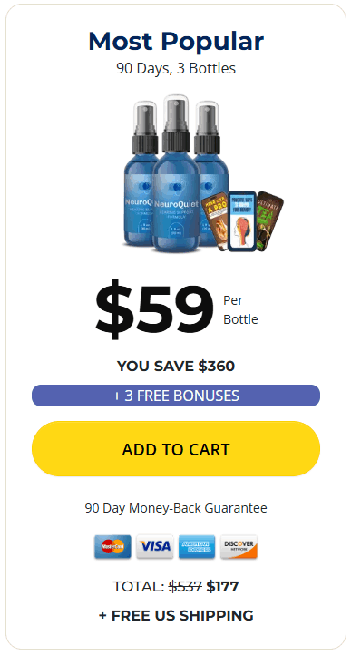 NeuroQuiet Price